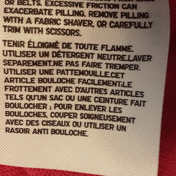 Uniqlo Women's Pink Cotton Cashmere Sweater, Size L - Picture 12 of 12